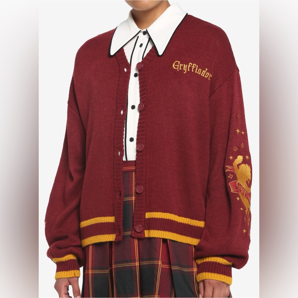 Harry Potter Gryffindor Skimmer Girls Cardigan